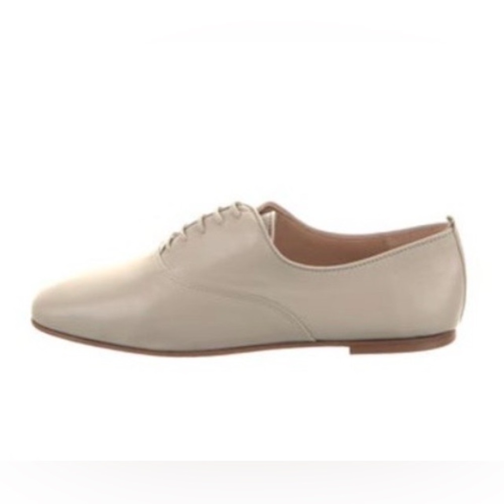 Lotusse handmade Spanish oxfords, taupe, 39/8.5, NWT in box